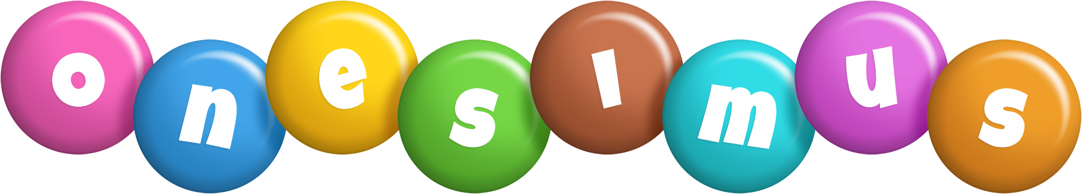 Onesimus candy logo