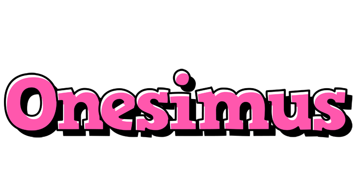 Onesimus girlish logo