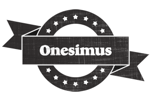 Onesimus grunge logo
