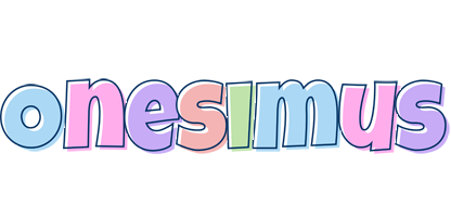 Onesimus pastel logo