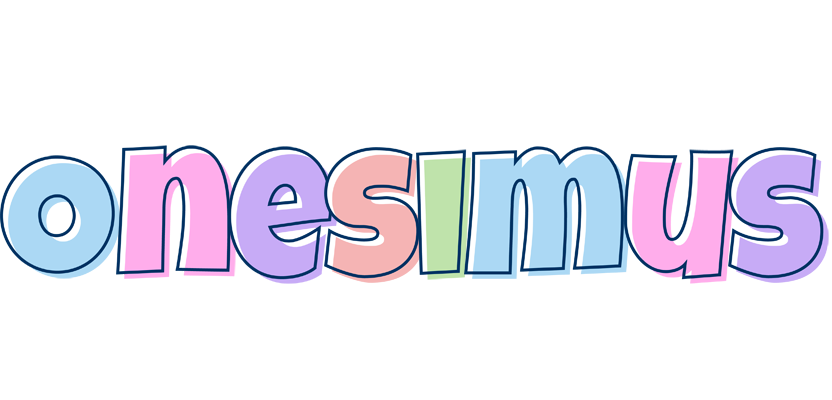 Onesimus pastel logo