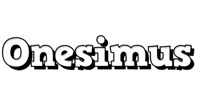 Onesimus snowing logo