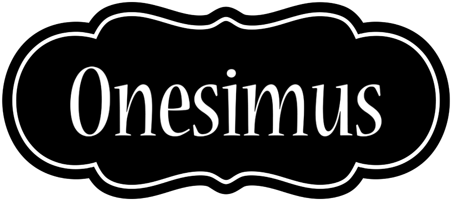 Onesimus welcome logo