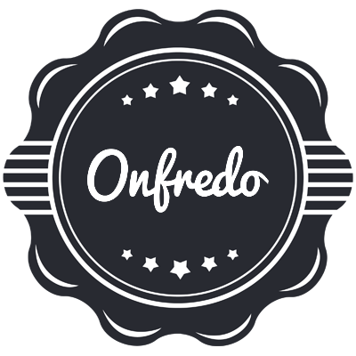 Onfredo badge logo