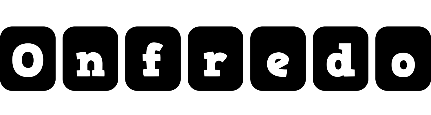 Onfredo box logo