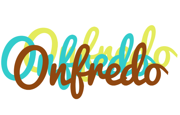 Onfredo cupcake logo