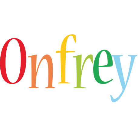 Onfrey birthday logo