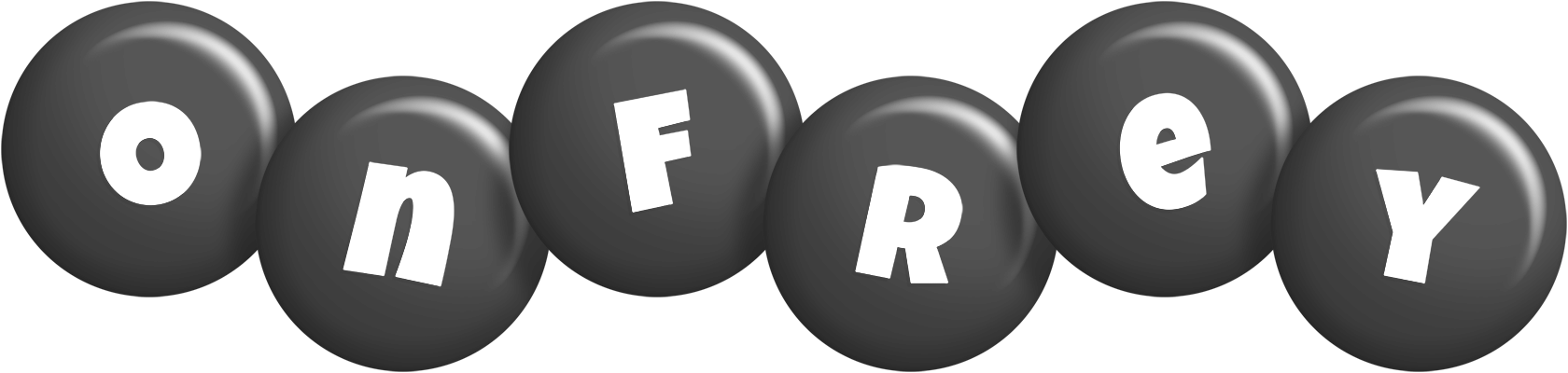 Onfrey candy-black logo