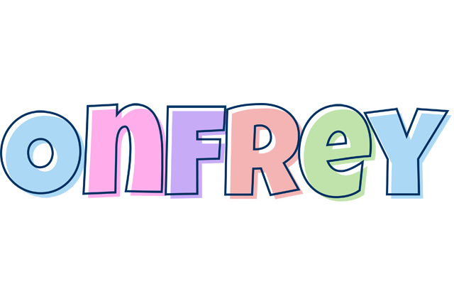 Onfrey pastel logo