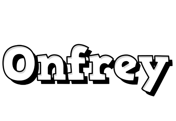 Onfrey snowing logo