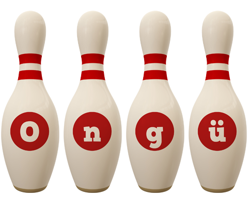 Ongü bowling-pin logo
