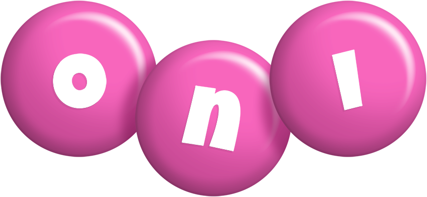 Oni candy-pink logo