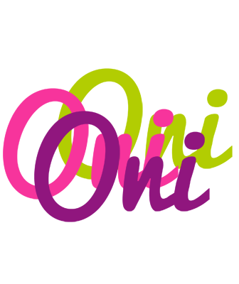 Oni flowers logo