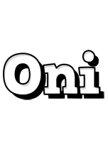 Oni snowing logo