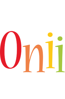 Onii birthday logo