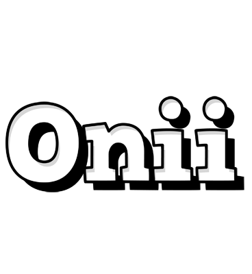 Onii snowing logo