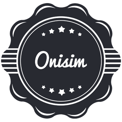 Onisim badge logo