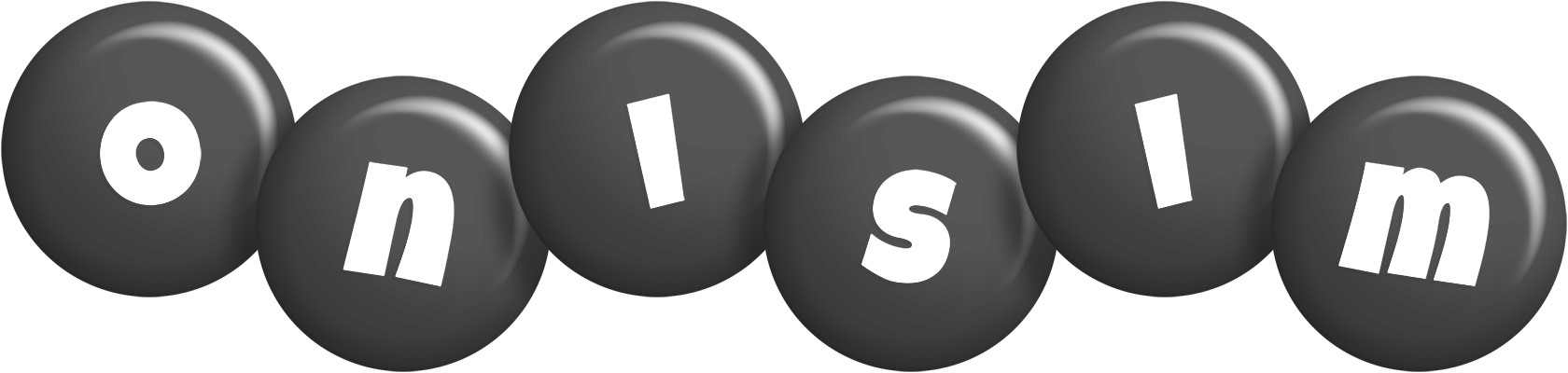 Onisim candy-black logo