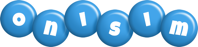 Onisim candy-blue logo