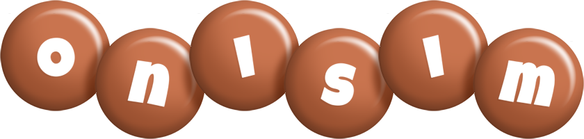 Onisim candy-brown logo