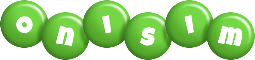 Onisim candy-green logo