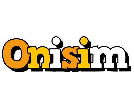 Onisim cartoon logo