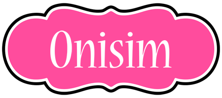 Onisim invitation logo