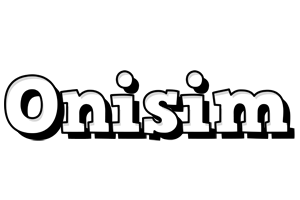 Onisim snowing logo