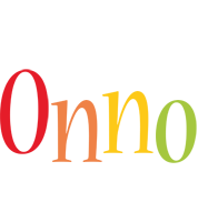 Onno birthday logo