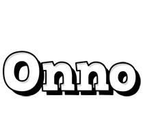 Onno snowing logo