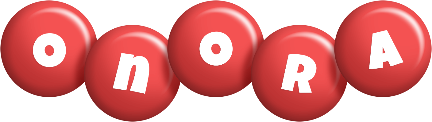 Onora candy-red logo
