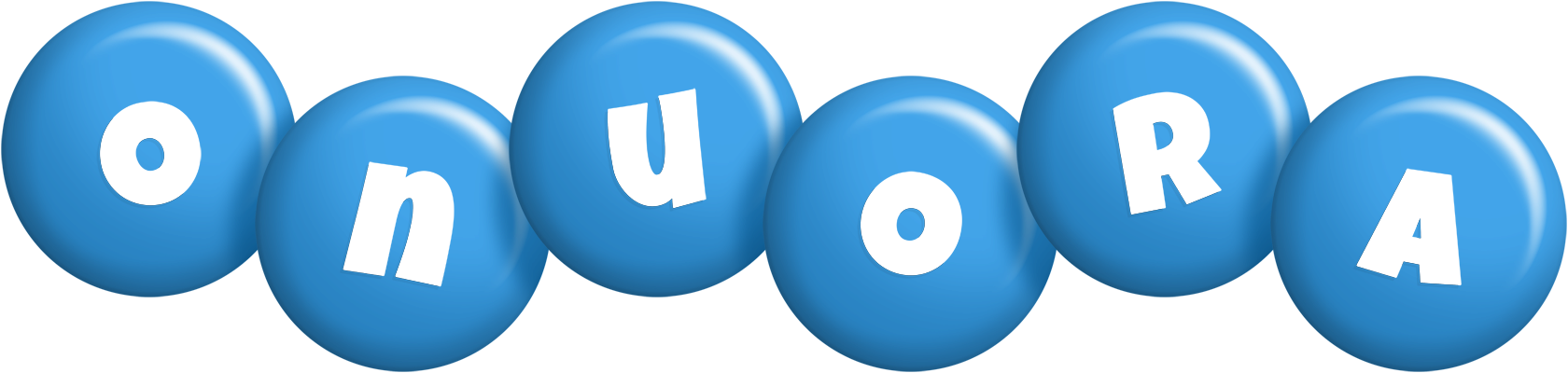 Onuora candy-blue logo