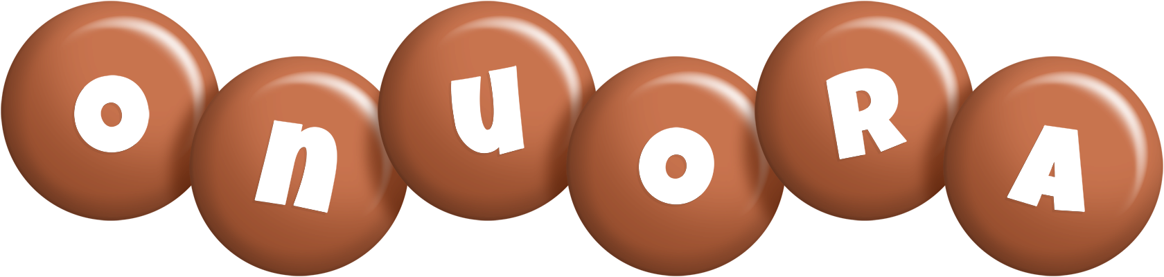 Onuora candy-brown logo