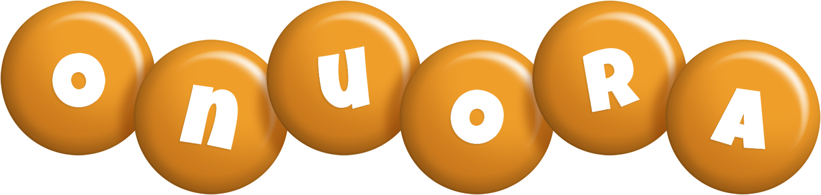 Onuora candy-orange logo