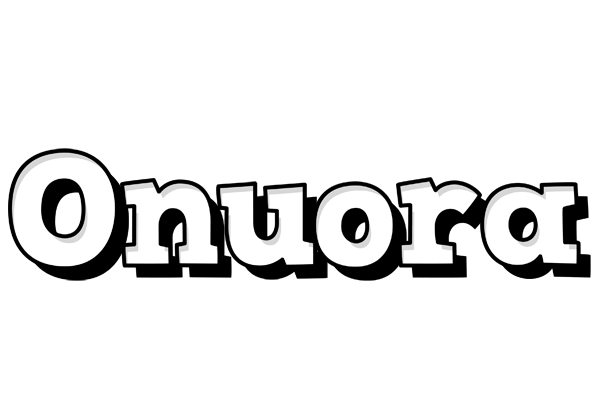 Onuora snowing logo