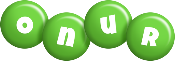 Onur candy-green logo