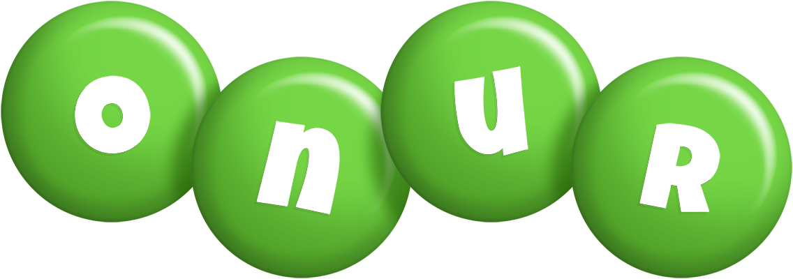 Onur candy-green logo