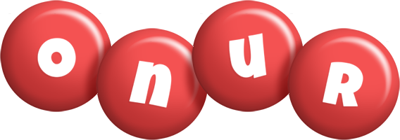Onur candy-red logo