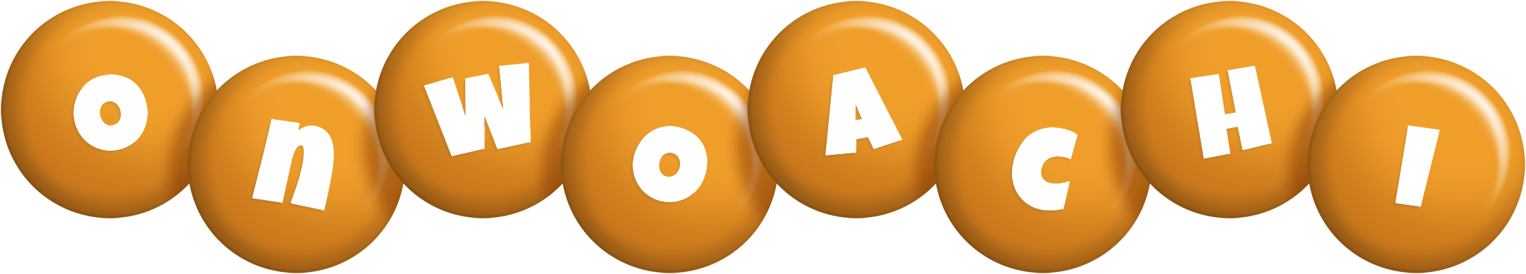 Onwoachi candy-orange logo