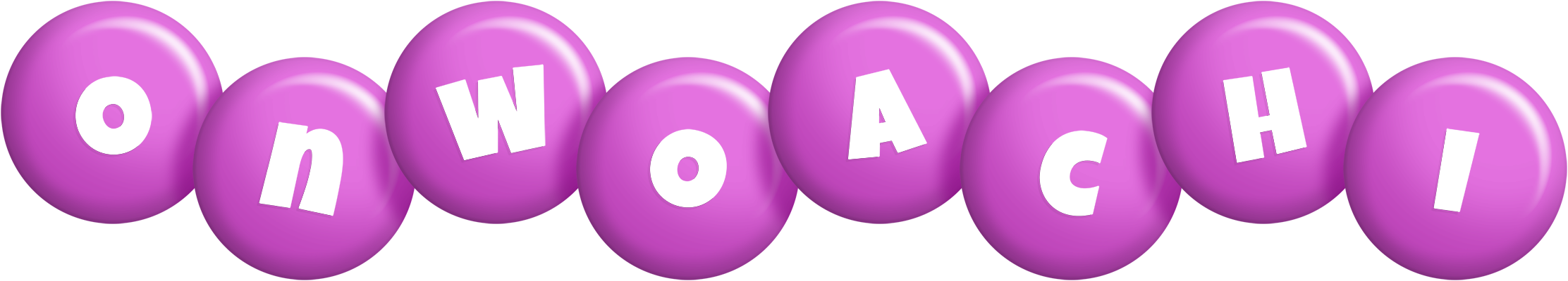 Onwoachi candy-purple logo