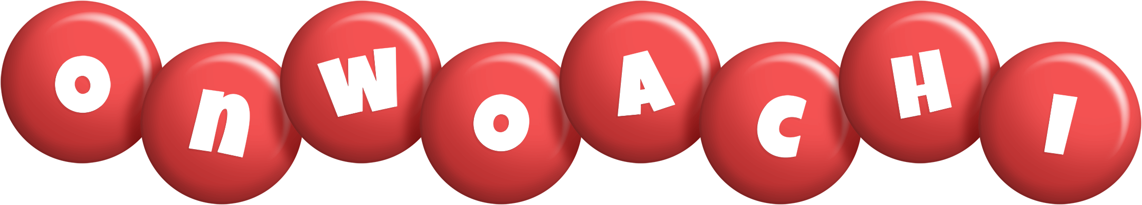 Onwoachi candy-red logo