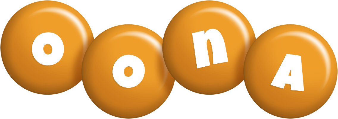 Oona candy-orange logo