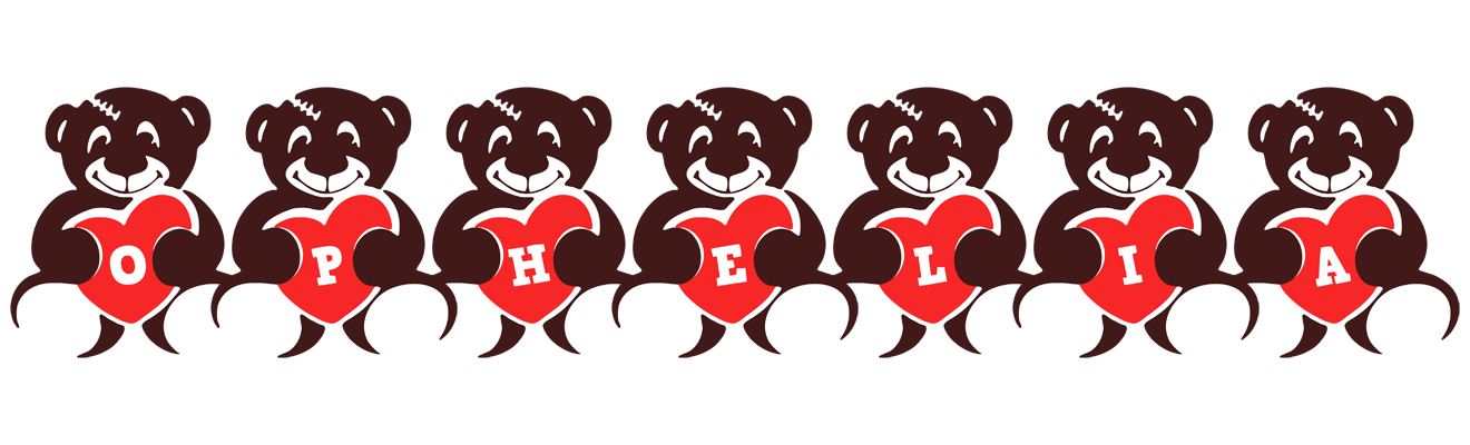Ophelia bear logo