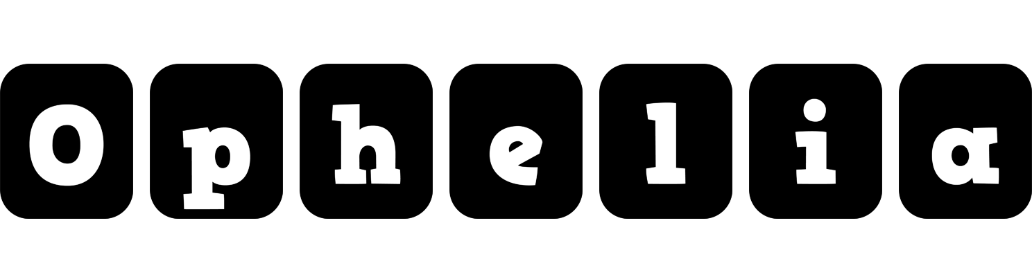 Ophelia box logo