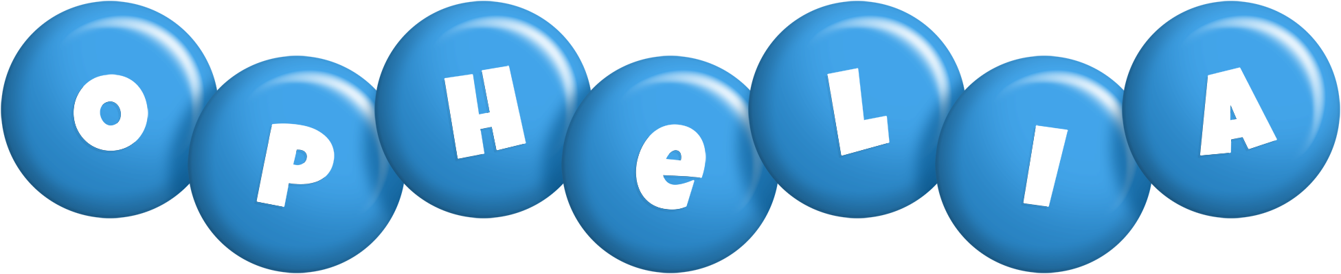 Ophelia candy-blue logo
