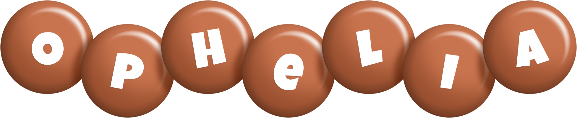 Ophelia candy-brown logo