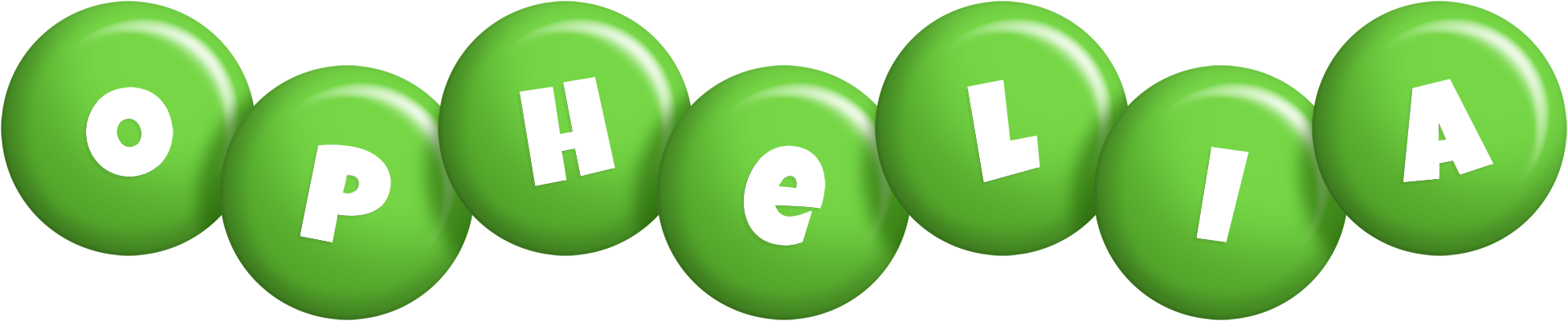 Ophelia candy-green logo