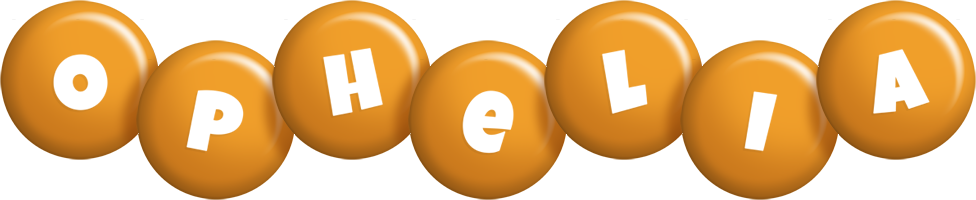 Ophelia candy-orange logo