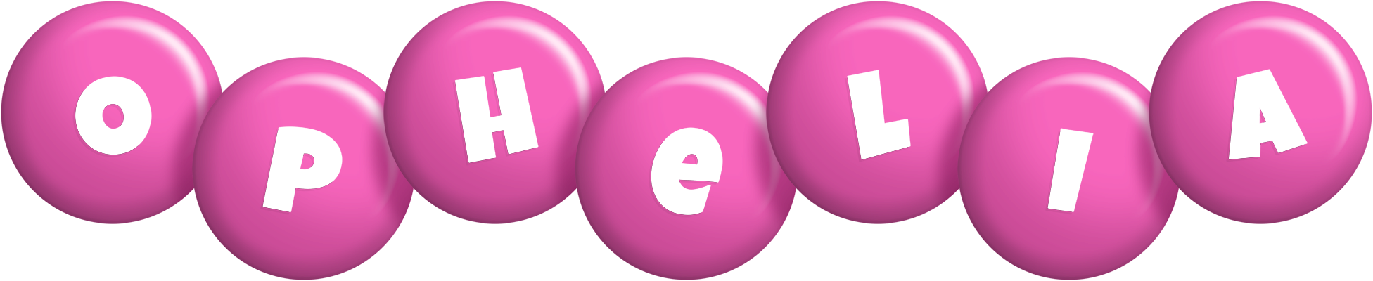 Ophelia candy-pink logo