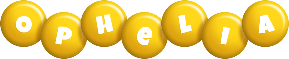 Ophelia candy-yellow logo